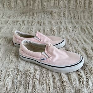 Vans Light Pink Slip-On Shoes